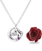 ネックレス 猫 ネコ ダンシングストーン 薔薇 ローズ ボックスセット