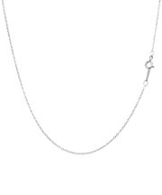 アズキチェーン 細目 シルバー925 ネックレス チェーン 線径0.25mm 幅1.2mm 60cm