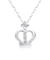 ネックレス クラウン 王冠 レディース ダイヤモンド 0.02ct K10PG/K10WG/K10YG