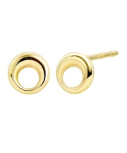 ピアス レディース K10 スタッドピアス サークル 丸 10金 ゴールド