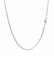 シルバー925 SILVER 925 あずき4面カットチェーン 幅 2.6mm 長さ 45cm