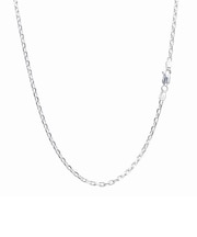 シルバー925 SILVER 925 あずき4面カットチェーン 幅 2.6mm 長さ 60cm