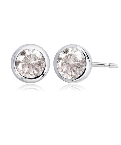ダイヤモンドピアス 0.2ct フクリン プラチナ PT900 K18 ゴールド