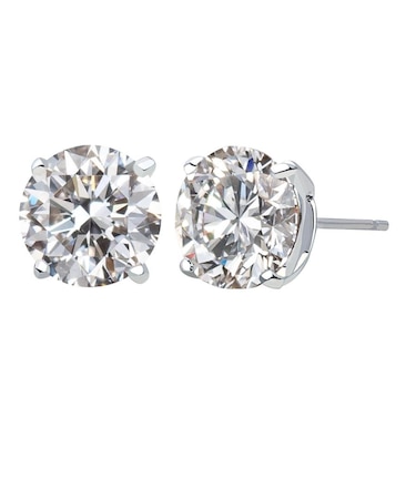 ピアス メンズ レディース キュービックジルコニア 8mm シルバー925 シルバーピアス