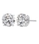 ピアス メンズ レディース キュービックジルコニア 8mm シルバー925 シルバーピアス