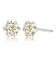ダイヤモンドピアス レディース 一粒ダイヤ 6本爪 スタッドピアス 計 0.2ct K10