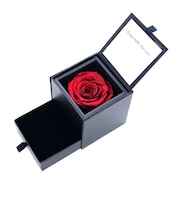 ジュエリーケース プリザーブドフラワー 薔薇 ダイヤモンドローズ