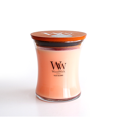 WoodWick　ジャーＭ(箱付き)アロマキャンドル/ユズブルームズ