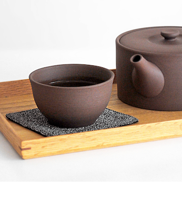 ロクサンtokoname 湯呑 焼締め