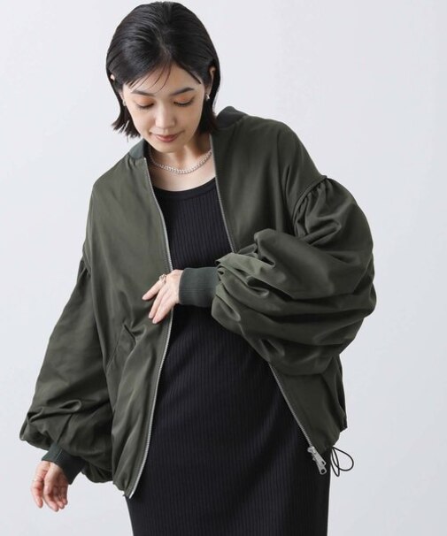 ミリタリーボリュームスリーブジャケット