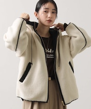 ２＿ボアバイカラーフード