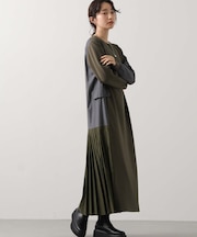 1_Bプリーツ配色Aフレア