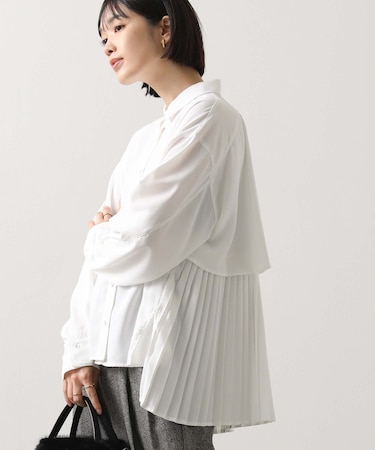 ２＿Ｂフレアプリーツシャツ