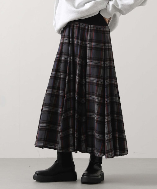 ２＿モールチェックＷリブＳＫ