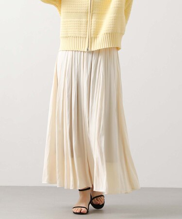 ６＿割繊サテンフレアマキシ