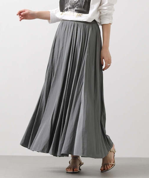 6_割繊サテンフレアマキシ