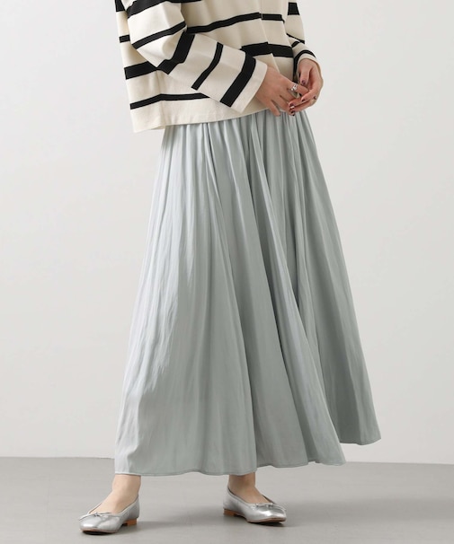 6_割繊サテンフレアマキシ