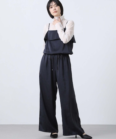 ２＿ＬＵサテンキャミサロペ