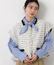 1_LUツイードFRベスト