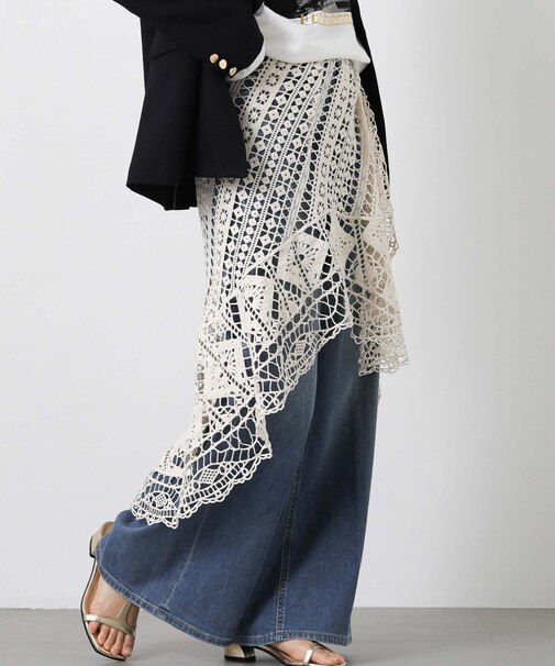 ２＿レース巻きスカート