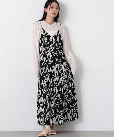 ２＿幾何キャミワンピース