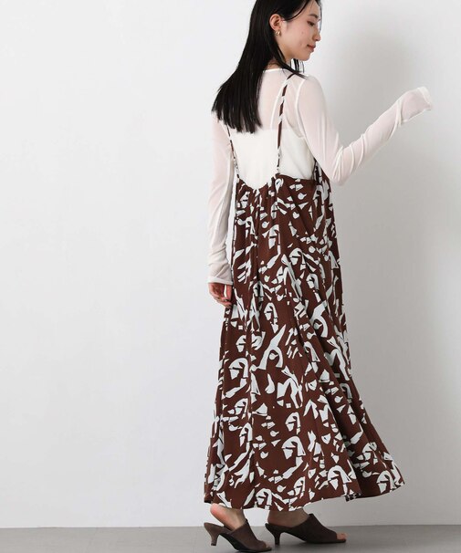 ２＿幾何キャミワンピース