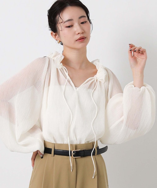 ２＿楊柳フリルネックパフ