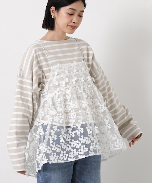 ２＿ＬＵ３Ｄフラワーキャミ