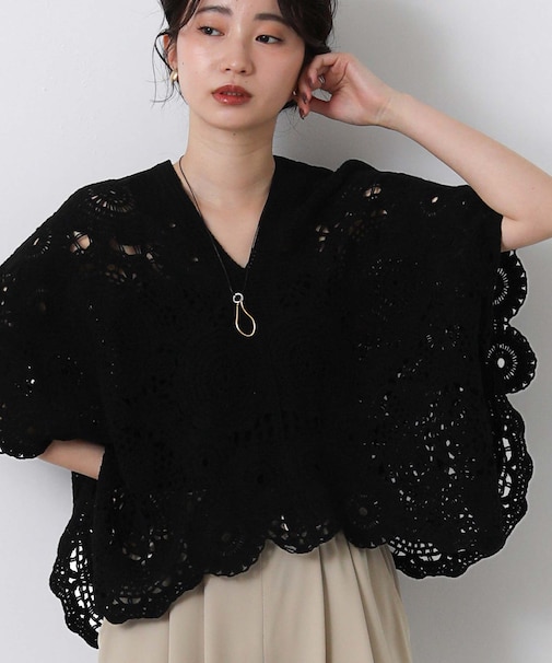 ２＿ＣクロッシェＶネック５分