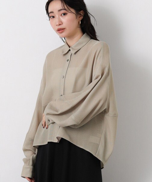 ２＿メッシュＢコクーンシャツ