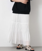 ２＿麻調クリンクルマキシ