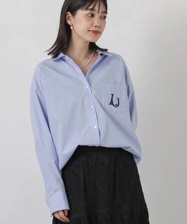 ３＿ＬＵ刺繍ＢＡＳＩＣシャツ