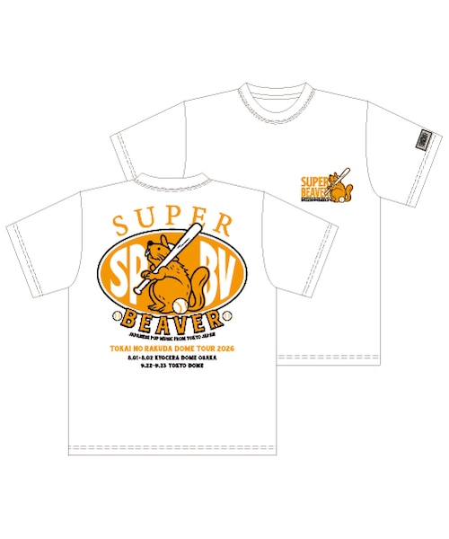 SUPER BEAVERベースボールTシャツXL 大阪限定」SUPER BEAVER × ROLLING CRADLE Collaboration S.B.B.B