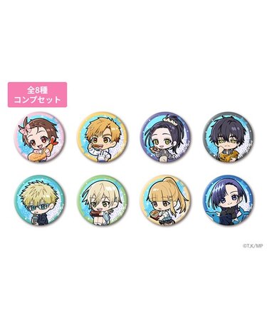 メダリスト　ミニキャラオーロラ缶バッジ8種コンプセット