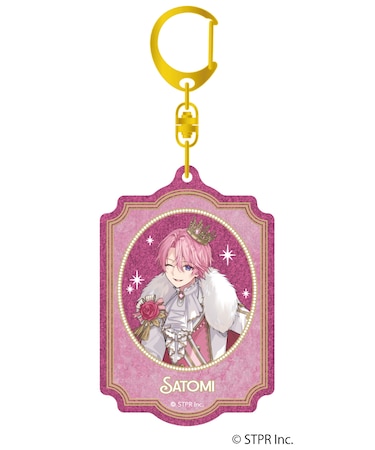 すとぷり グリッターアクリルキーホルダー(さとみ)【10月以降順次発送予定】