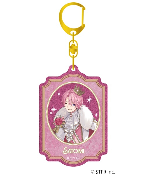 すとぷり グリッターアクリルキーホルダー(さとみ)【10月以降順次発送予定】
