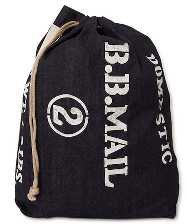 スーピマセルビッチデニム B.B.MAIL ランドリーバッグ