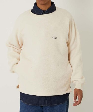 HRM ボアフリース ロングスリーブ プルオーバー