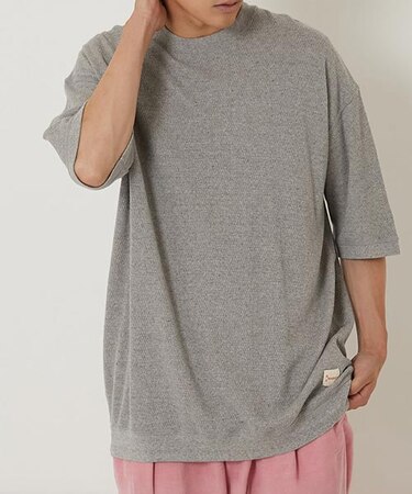 ストレッチフライス リサイクル ハニカム ショートスリーブＴシャツ