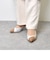 【&mallクーポン併用可】異素材切替ポインテッドパンプス WASHINGTON 323-95108-24SS