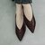 晴雨兼用Vカットポインテッドフラットパンプス WASHINGTON 398-71208