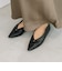 晴雨兼用Vカットポインテッドフラットパンプス WASHINGTON 398-71208