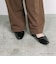 [人気商品] きれい見えフラットシューズ WASH 864-4230　