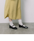 【&mallクーポン併用可】晴雨兼用 ストラップフラットシューズ WASH 864-4237-R