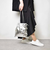 【&mallクーポン併用可】レザースニーカー ALL BLACK 345-TRAINER