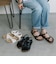 アンクルストラップサンダル WASH×TIAD. 370-BOSSA