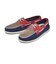 STS13164　A/O 2-EYE WEDGE SUEDE(W)　NAVY/RED　547678-0001
