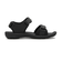 HS13126　OD STRAP SANDAL　BLACK　601486-0001