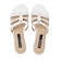 NE50062　BRAID FLAT MULE　WHITE　600654-0002