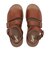 D810729　PITTOCK STRAP SANDAL　DK.BROWN　608308-0002